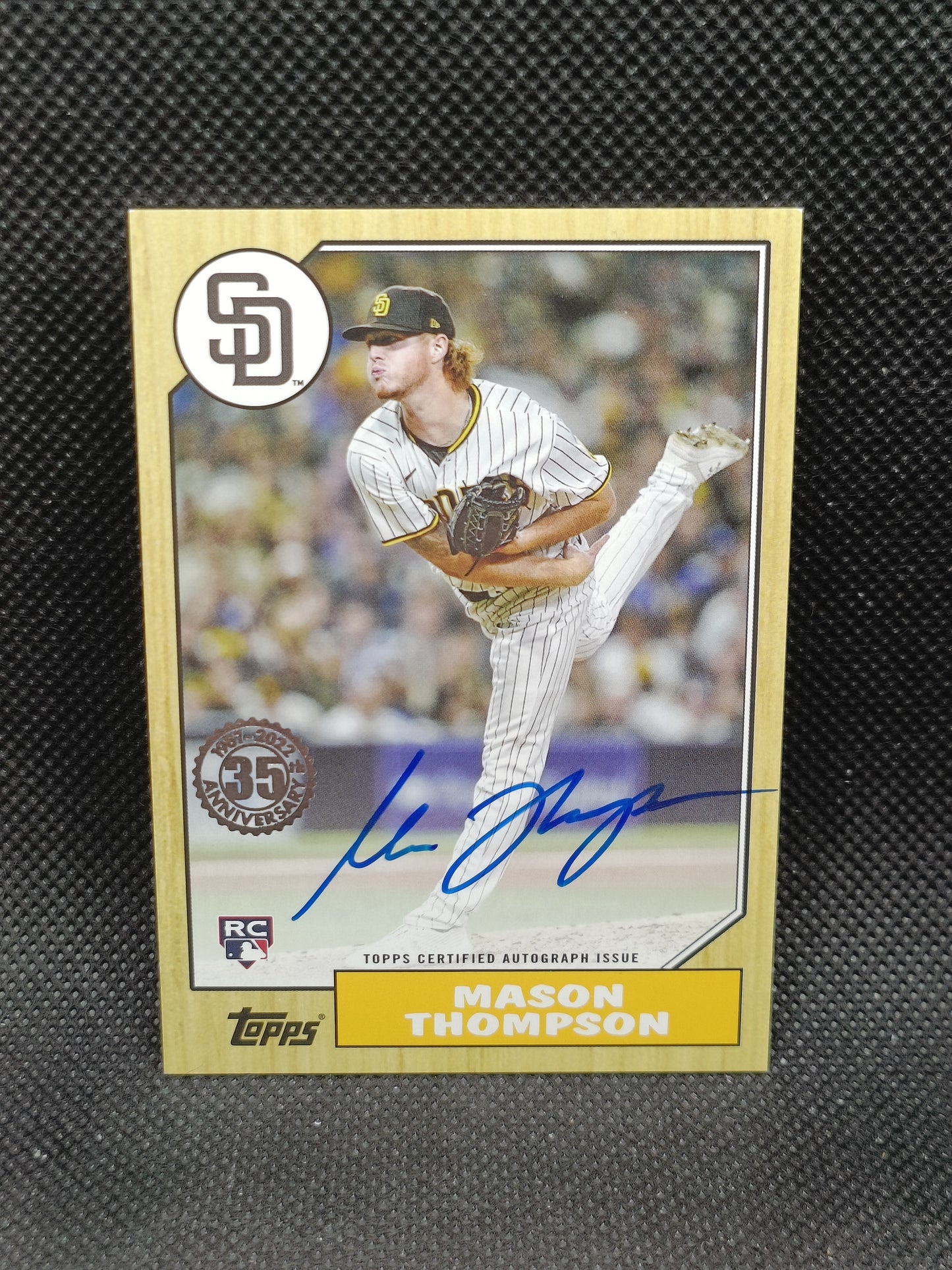 Mason Thompson - 2022 Topps Series Two 1987 Rookie Auto - San Diego Padres