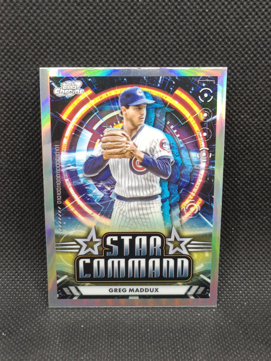 Greg Maddux - 2024 Topps Cosmic Chrome Star Command - Chicago Cubs