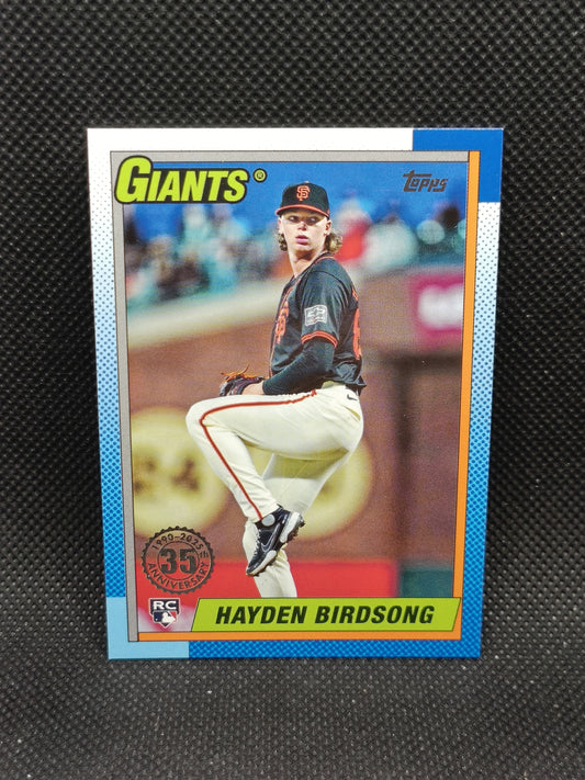 Hayden Birdsong - 2025 Topps Series One 1990 Rookie - San Francisco Giants