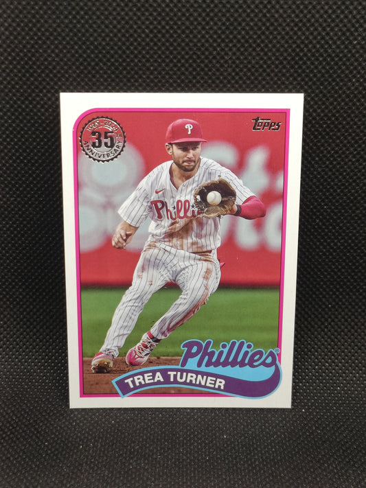 Trea Turner - 2024 Topps Series One 1989 Insert - Philadelphia Phillies