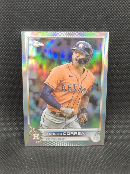 Carlos Correa - 2022 Topps Chrome Refractor - Houston Astros