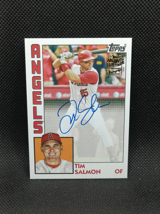Tim Salmon - 2025 Topps Archives Fan Favorites Auto - LA Angels