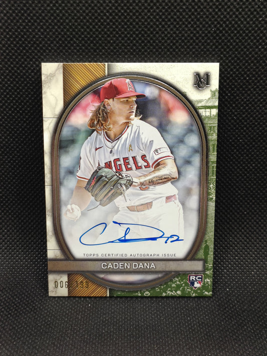 Caden Dana - 2025 Topps Museum Rookie Auto /199 - LA Angels