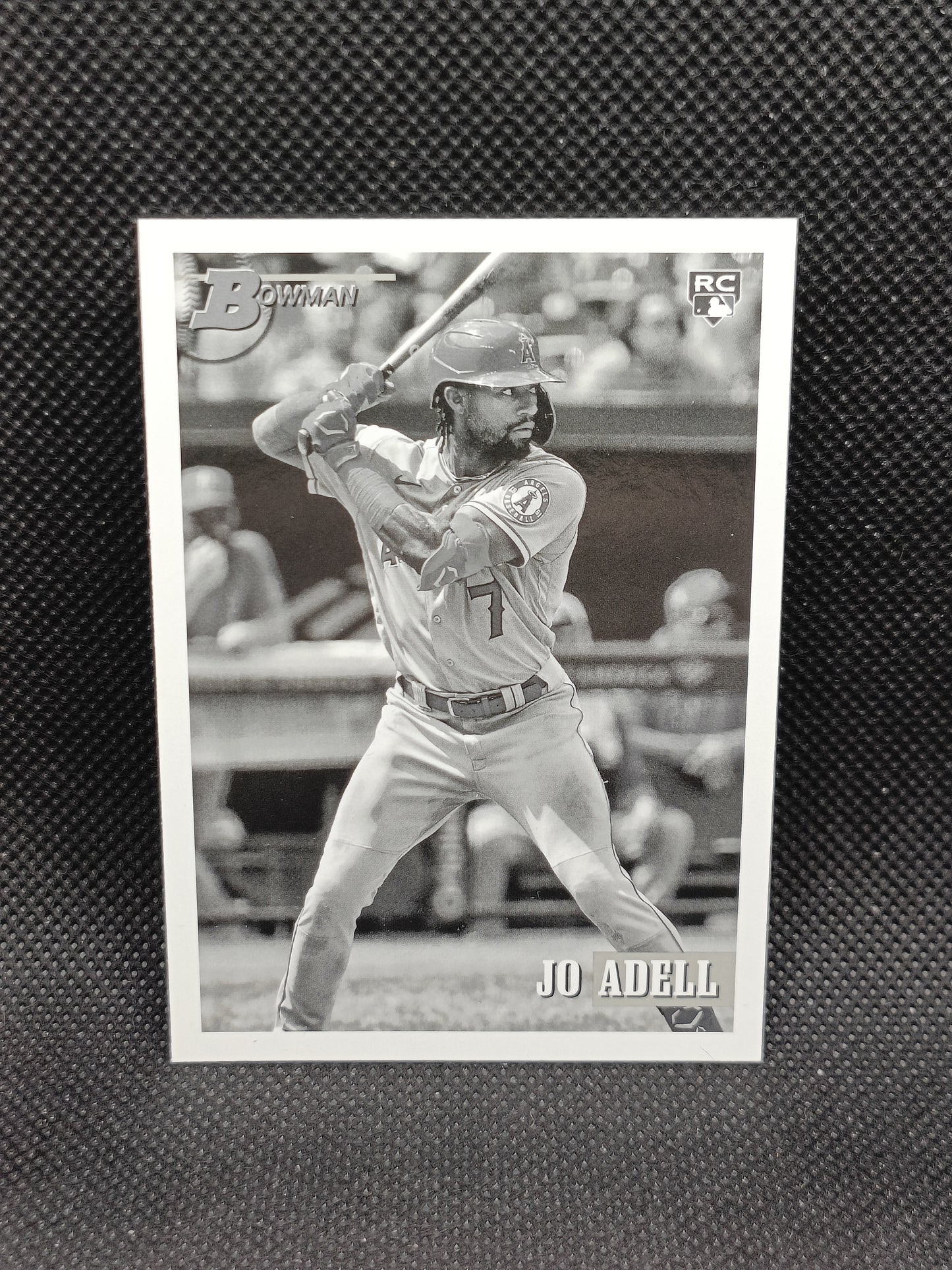 Jo Adell - 2021 Bowman Heritage Rookie Black & White - LA Angels