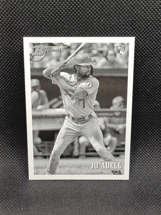 Jo Adell - 2021 Bowman Heritage Rookie Black & White - LA Angels