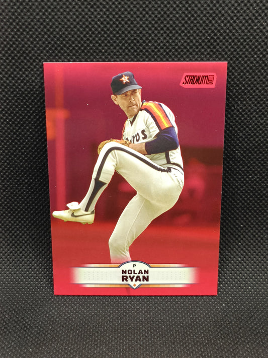 Nolan Ryan - 2025 Topps Stadium Club Red Foil - Houston Astros