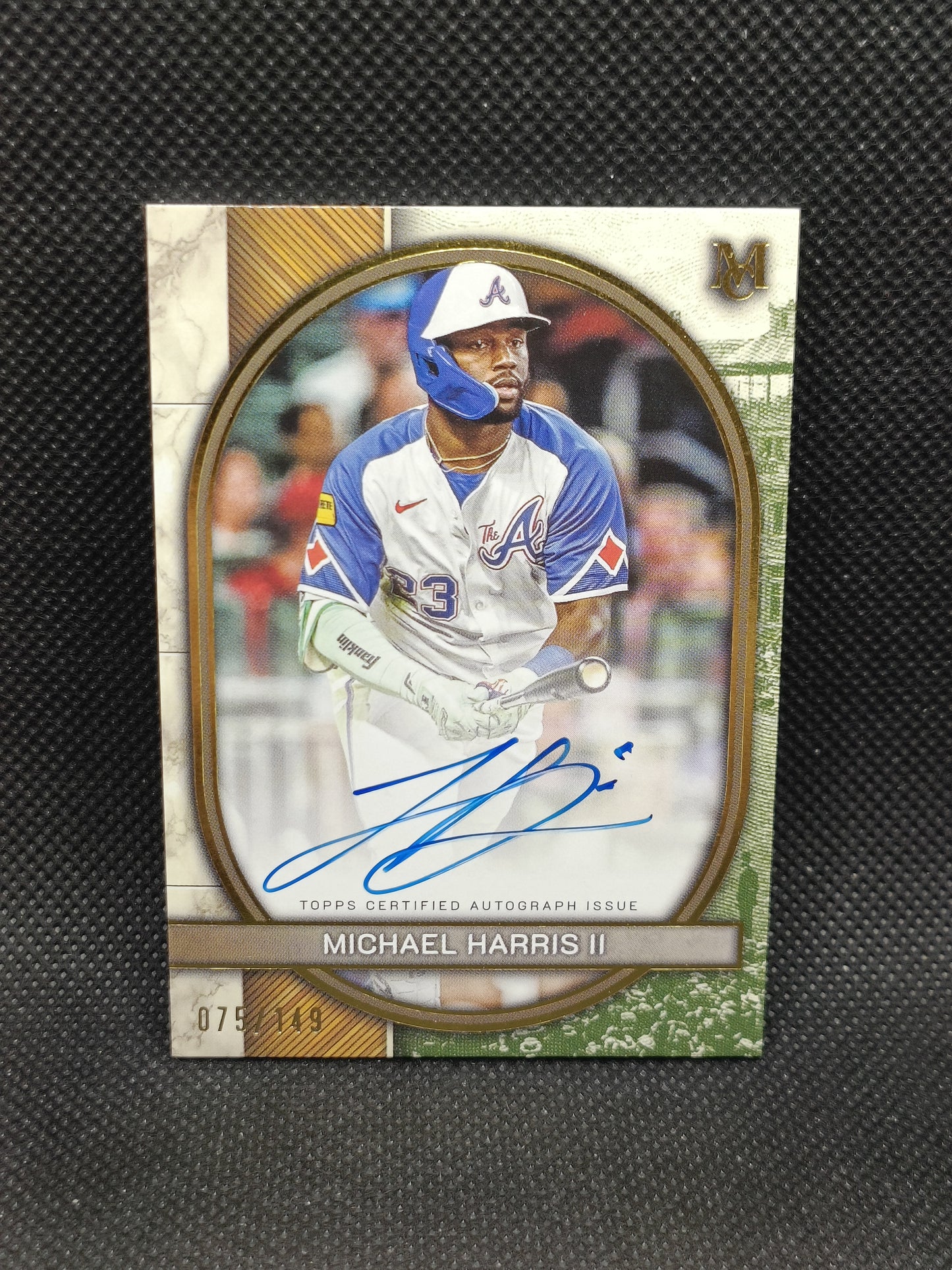 Michael Harris II - 2025 Topps Museum Auto /149 - Atlanta Braves