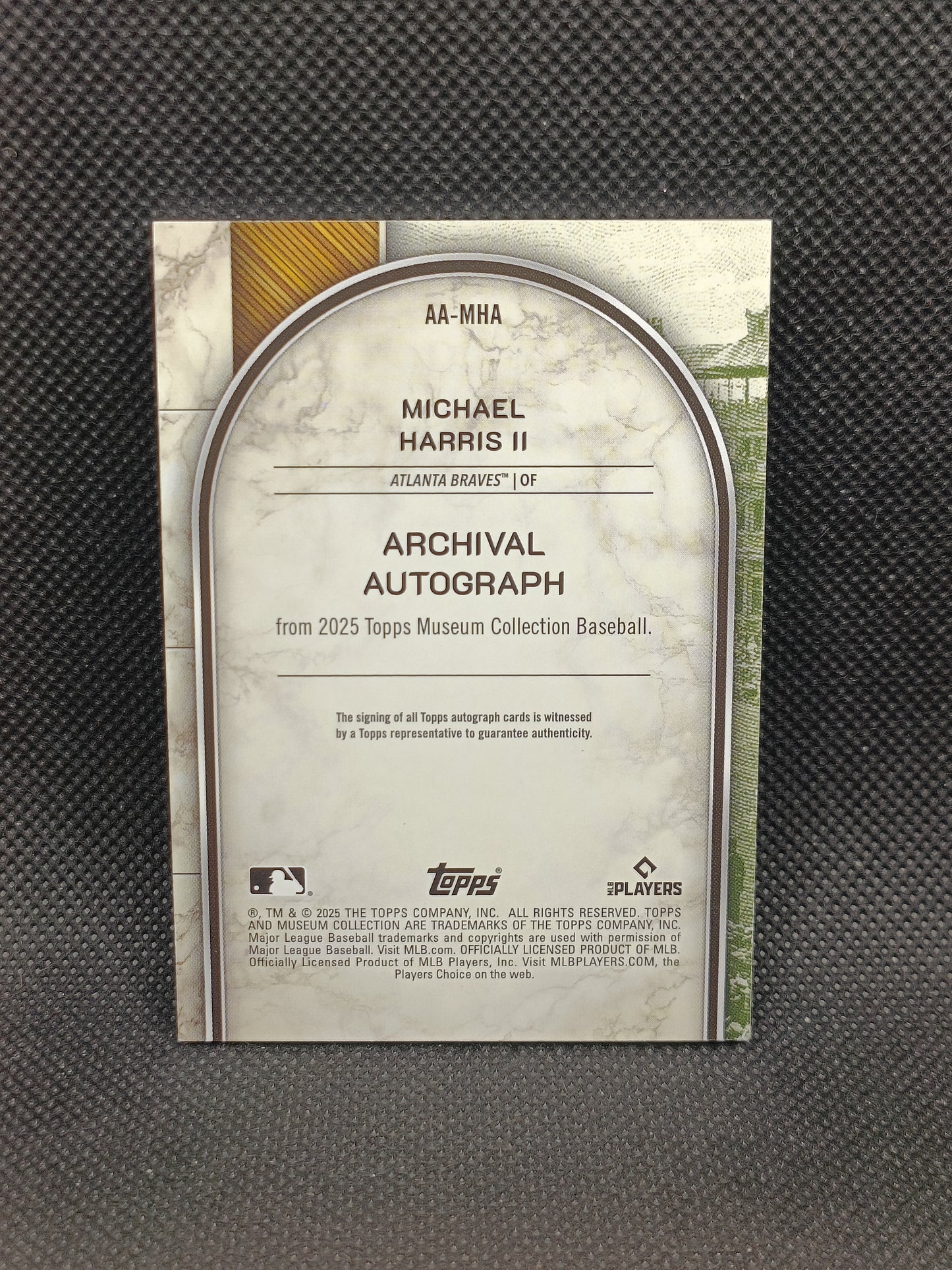 Michael Harris II - 2025 Topps Museum Auto /149 - Atlanta Braves