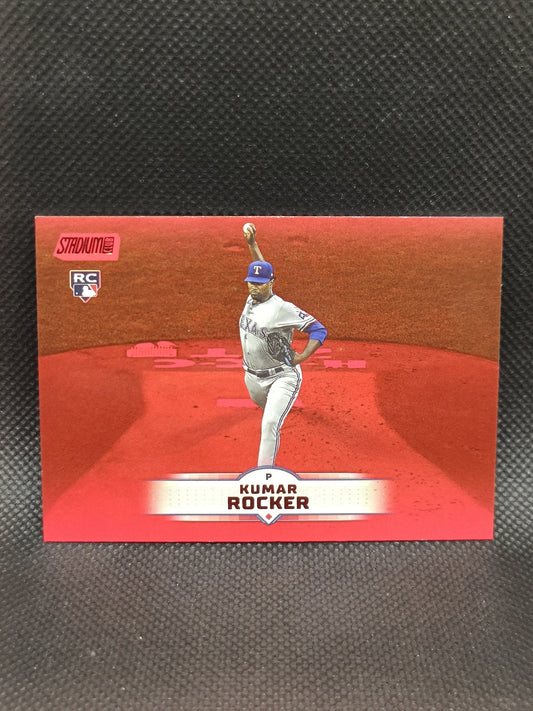 Kumar Rocker - 2025 Topps Stadium Club Rookie Red Foil - Texas Rangers