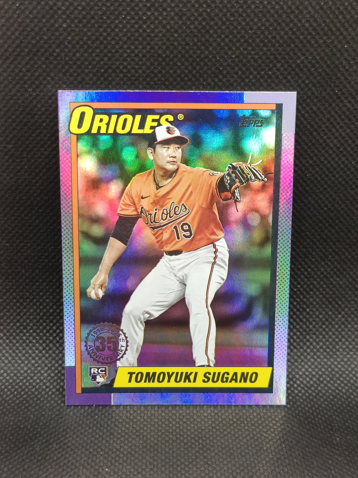 Tomoyuki Sugano - 2025 Topps Update Series 1990 Rookie Insert - Baltimore Orioles