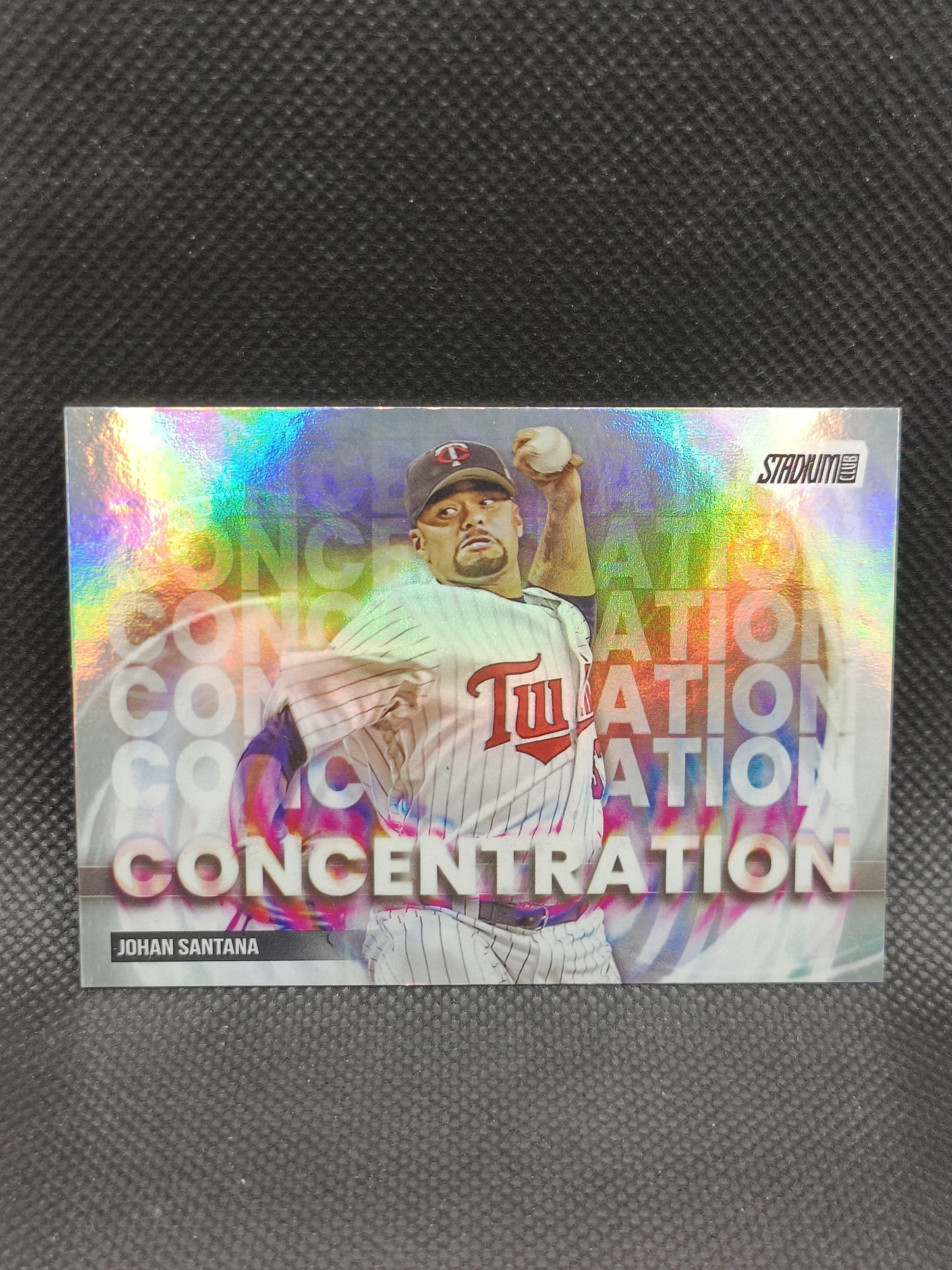 Johan Santana - 2025 Topps Stadium Club Concentration Insert - Minnesota Twins