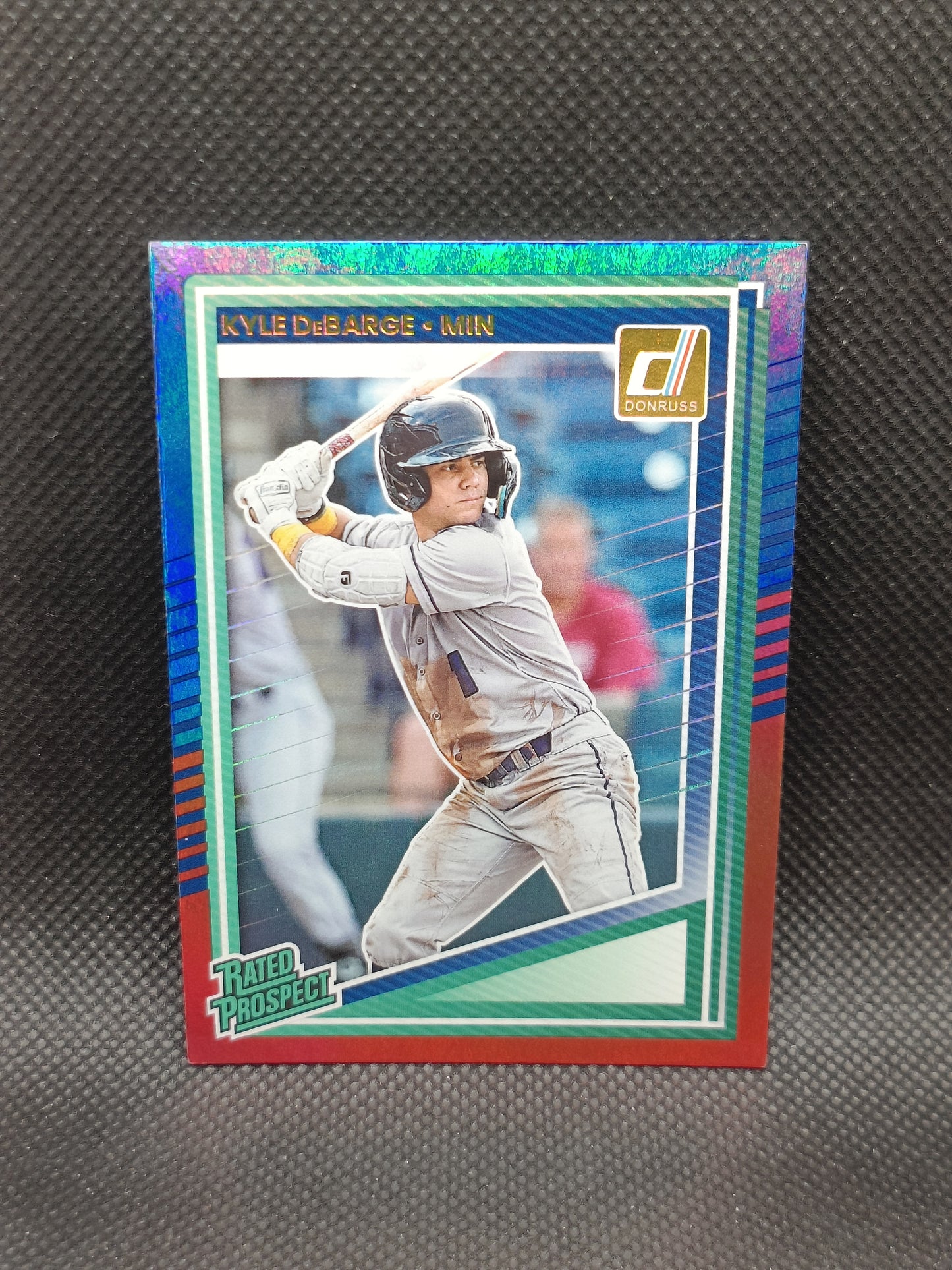 Kyle DeBarge - 2025 Panini Donruss Rated Prospect Red & Blue - Minnesota Twins