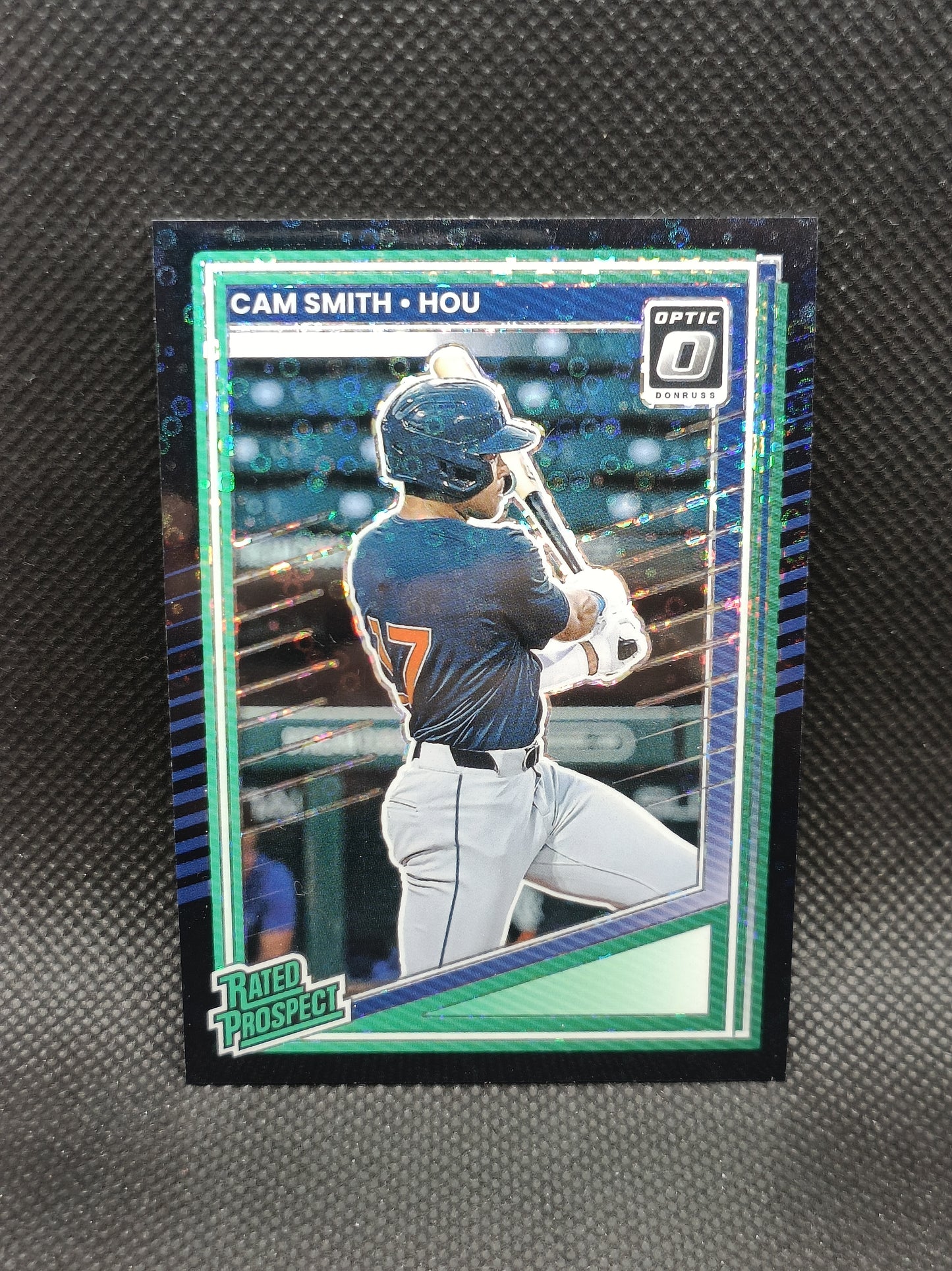 Cam Smith - 2025 Panini Donruss Rated Prospect Black Pandora Optic - Houston Astros