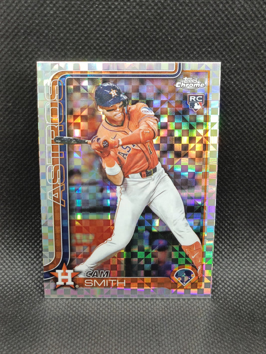 Cam Smith - 2025 Topps Chrome Update Rookie X-Fractor - Houston Astros