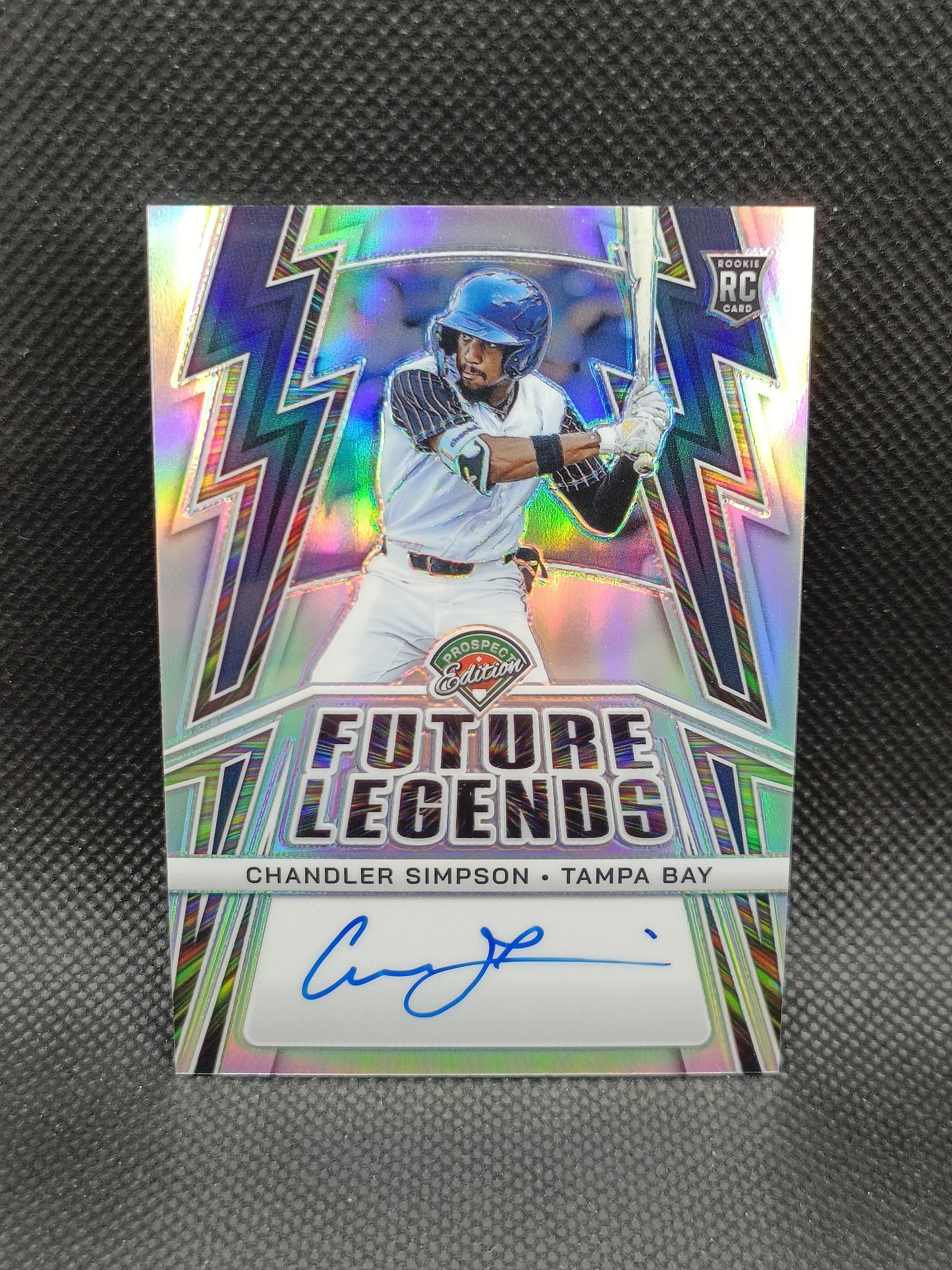 Chandler Simpson - 2025 Panini Prospect Edition Rookie Auto Future Legends - Tampa Bay Rays