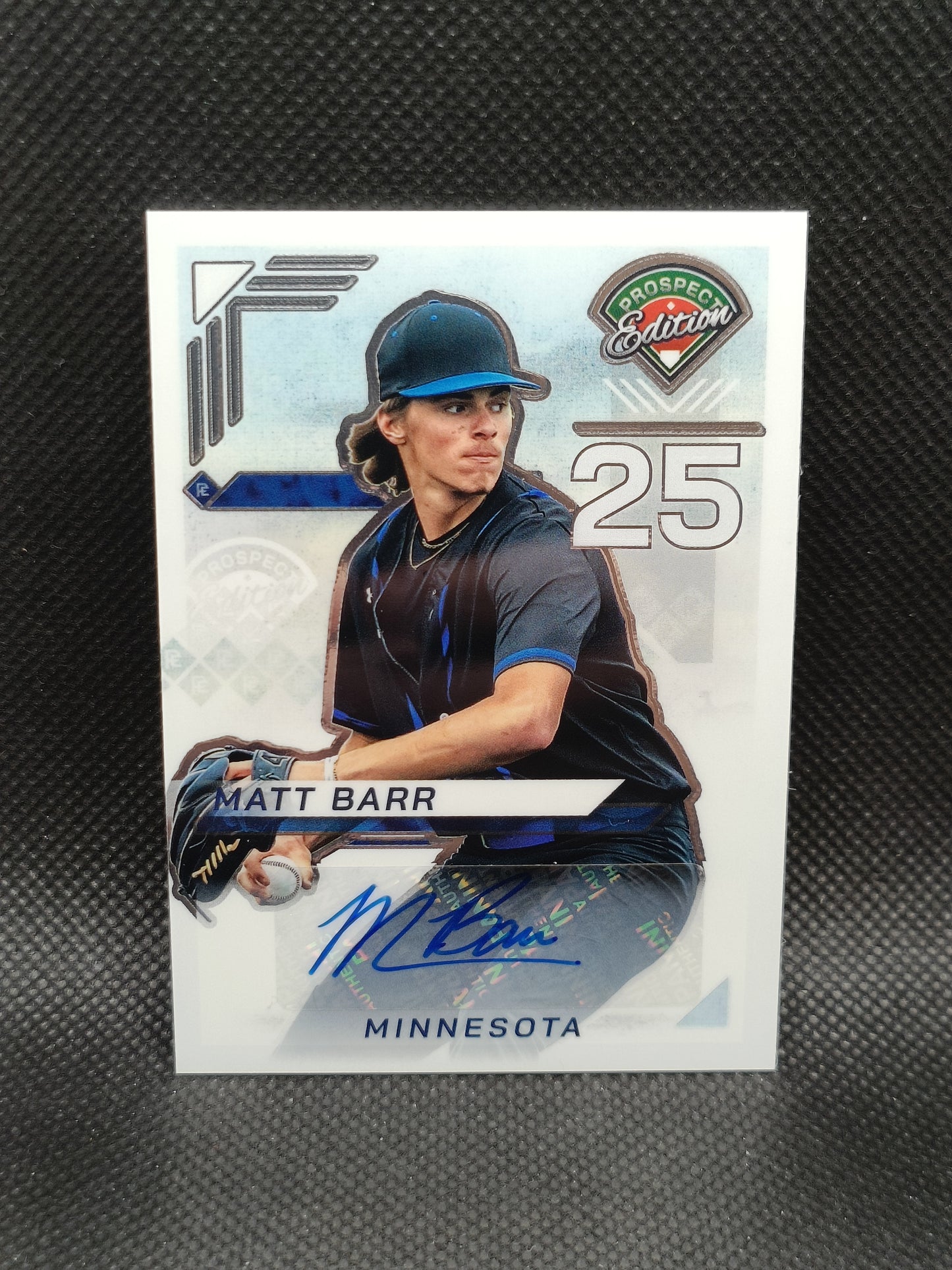Matt Barr - 2025 Panini Prospect Edition Auto - Minnesota Twins