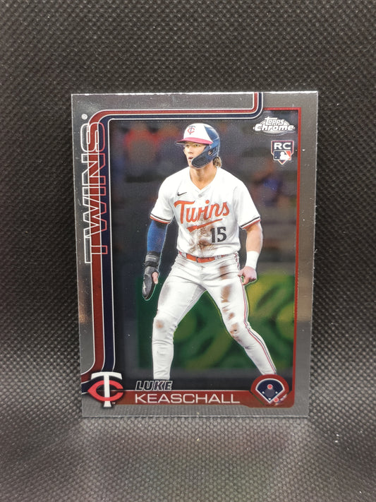 Luke Keaschall - 2025 Topps Chrome Update Rookie - Minnesota Twins