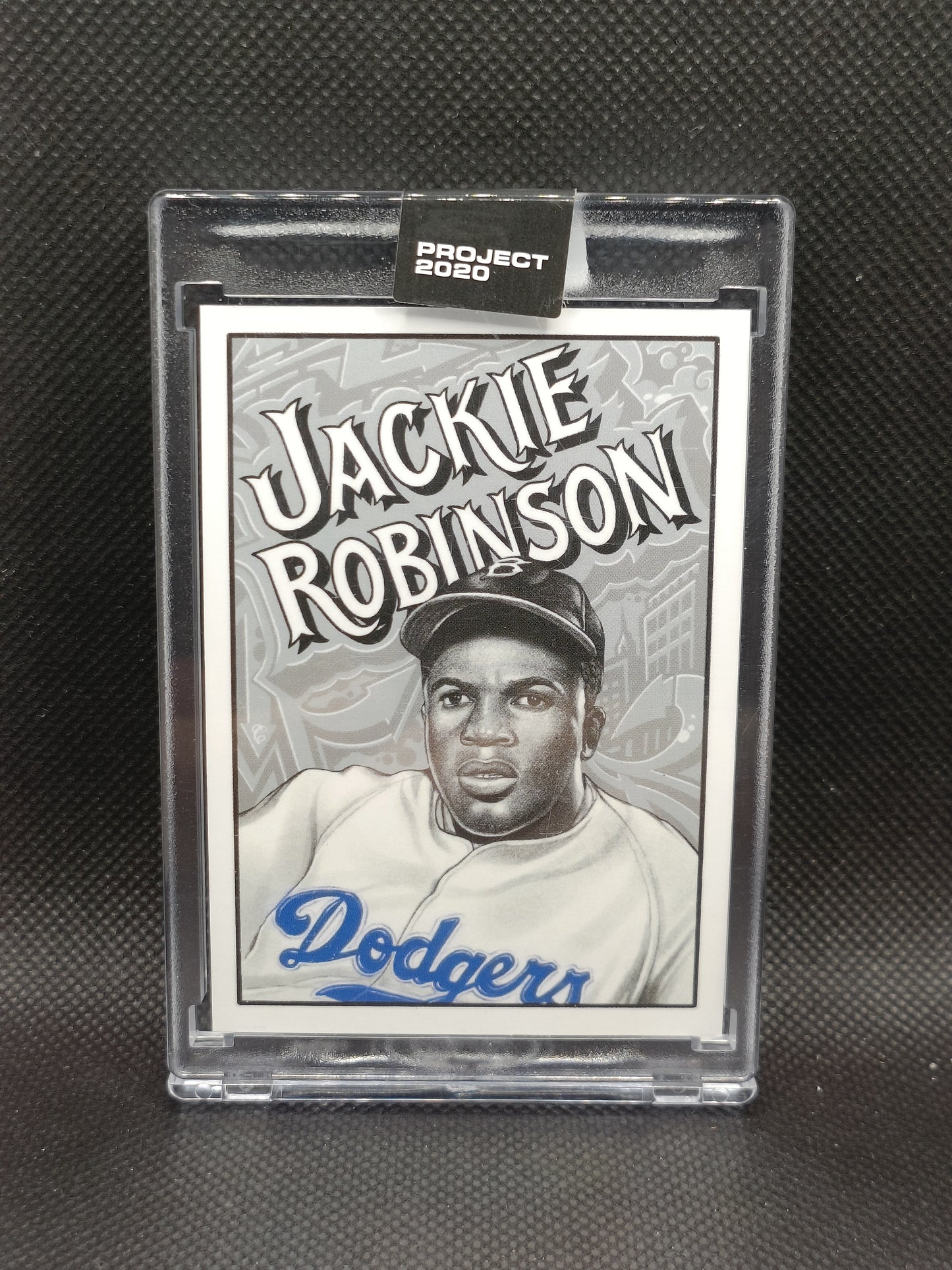 Jackie Robinson - Topps Project 2020 Mister Cartoon - Print Run 11,643 - Brooklyn Dodgers