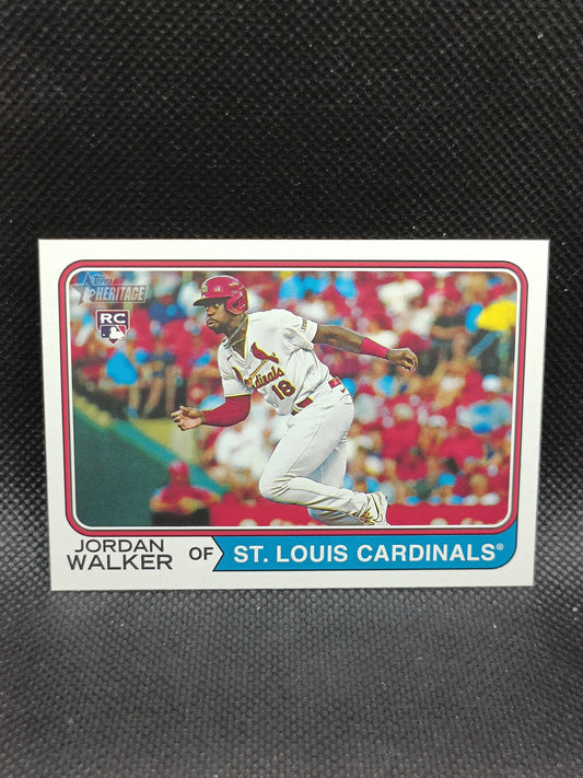 Jordan Walker - 2023 Topps Heritage High Number Rookie - St Louis Cardinals