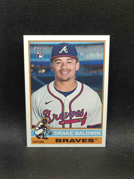 Drake Baldwin - 2025 Topps Heritage High Number Rookie - Atlanta Braves