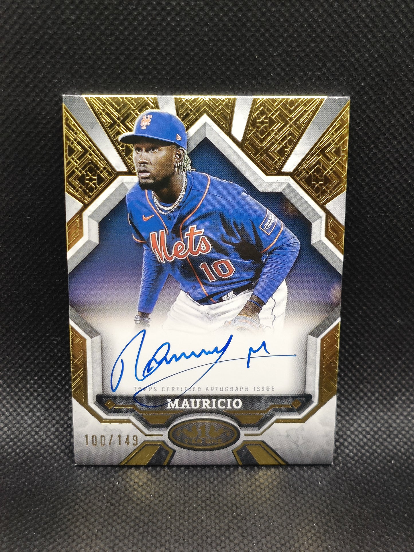 Ronny Mauricio - 2025 Topps Tier One Auto /149 - New York Mets