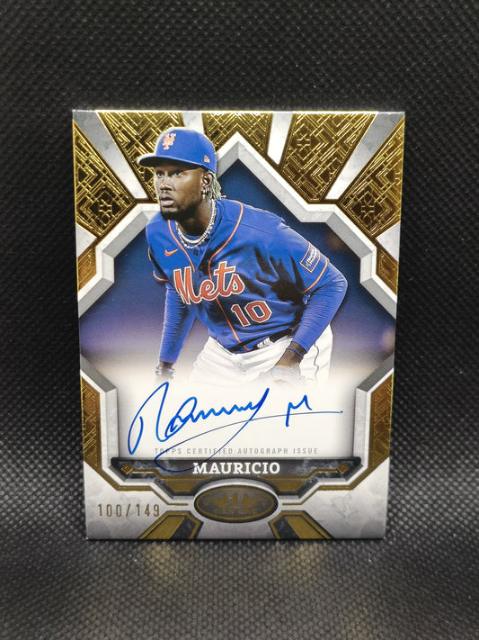 Ronny Mauricio - 2025 Topps Tier One Auto /149 - New York Mets