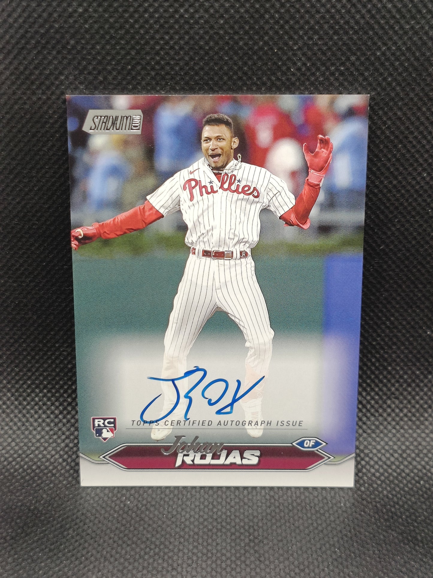 Johan Rojas - 2024 Topps Stadium Club Rookie Auto - Philadelphia Phillies