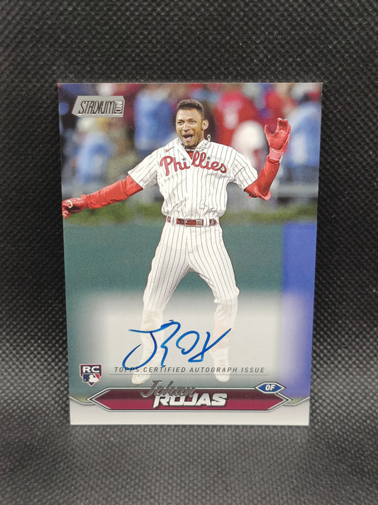 Johan Rojas - 2024 Topps Stadium Club Rookie Auto - Philadelphia Phillies