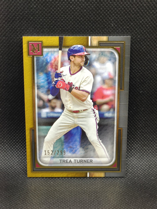 Trea Turner - 2023 Topps Museum Gold /299 - Philadelphia Phillies