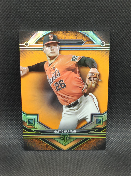 Matt Chapman - 2024 Topps Triple Threads Amber /199 - San Francisco Giants