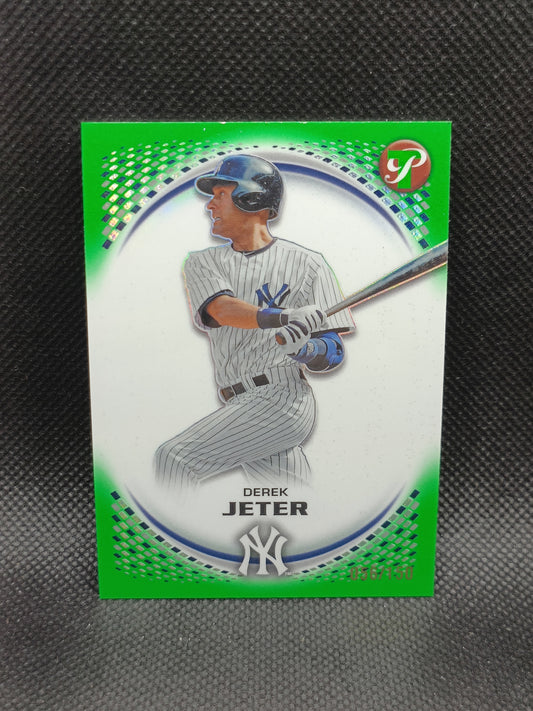 Derek Jeter - 2026 Topps Pristine Green Refractor /150 - New York Yankees