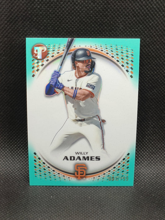 Willy Adames - 2026 Topps Pristine Aqua Refractor /199 - San Francisco Giants