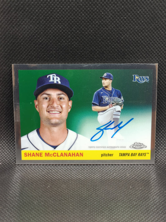 Shane McClanahan - 2025 Topps Chrome Platinum Anniversary Auto - Tampa Bay Rays