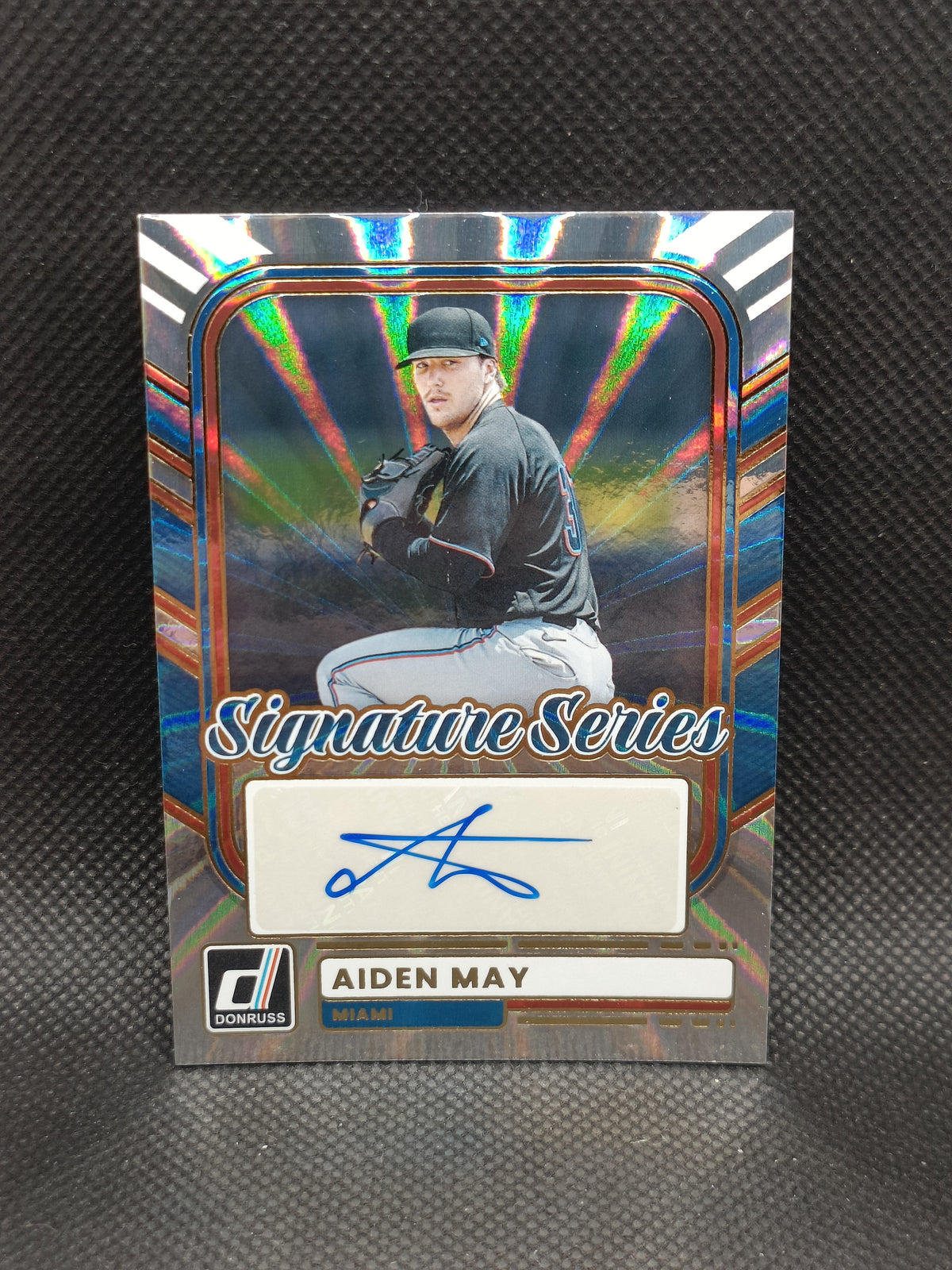 Aiden May - 2026 Panini Donruss Signature Series Auto - Miami Marlins