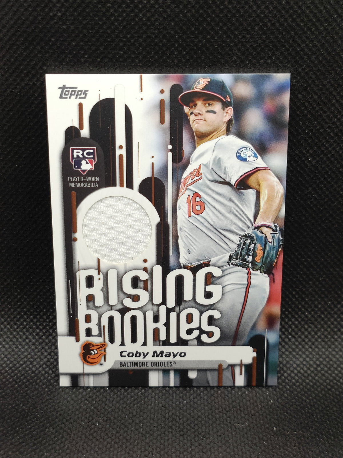 Coby Mayo - 2025 Topps Update Series Rising Rookies Relic - Baltimore Orioles