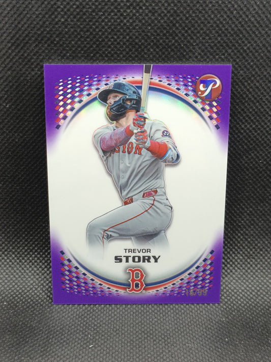 Trevor Story - 2026 Topps Pristine Purple Refractor /99 - Boston Red Sox
