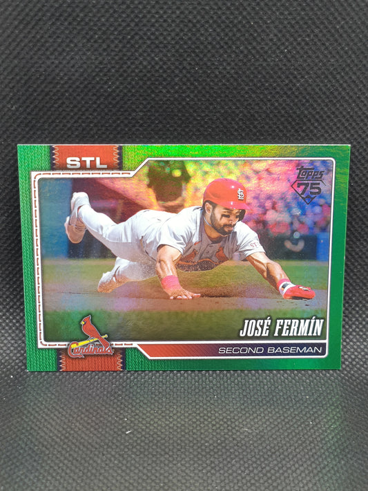 Jose Fermin - 2026 Topps Series Two Green Foil /99 - St Louis Cardinals