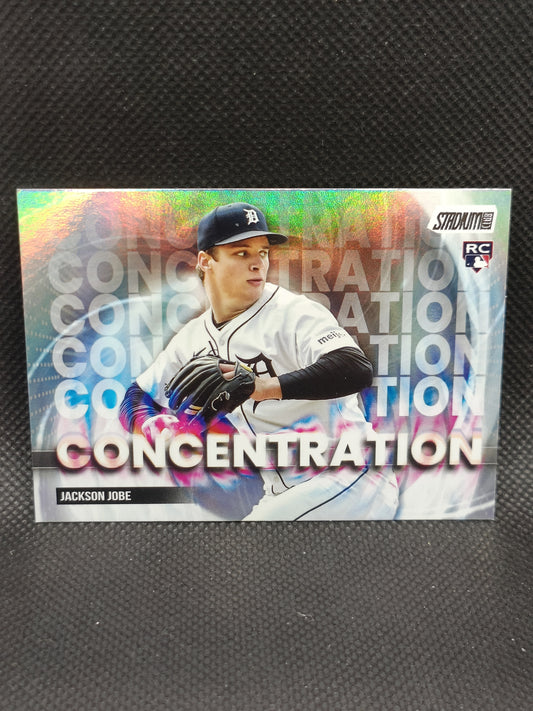 Jackson Jobe - 2025 Topps Stadium Club Concentration Rookie - Detroit Tigers