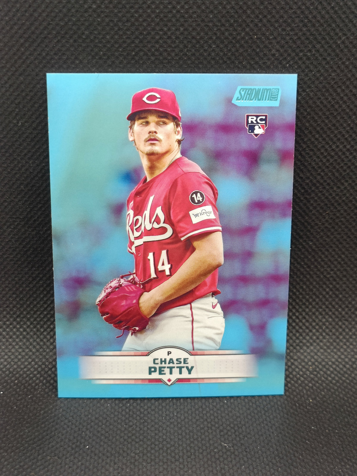 Chase Petty - 2025 Topps Stadium Club Rookie Light Blue Foil - Cincinnati Reds