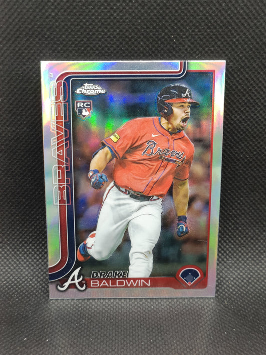 Drake Baldwin - 2025 Topps Chrome Update Rookie Refractor - Atlanta Braves