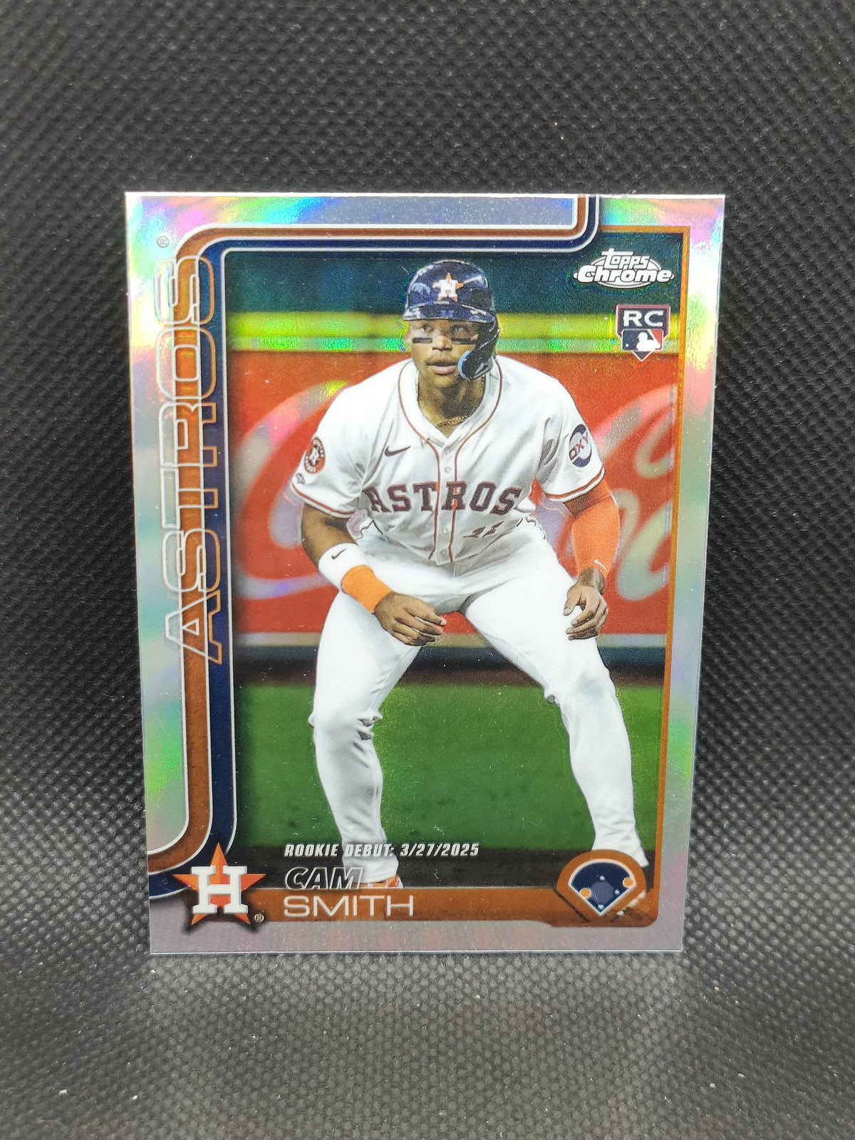 Cam Smith - 2025 Topps Chrome Update Rookie Debut Refractor - Houston Astros