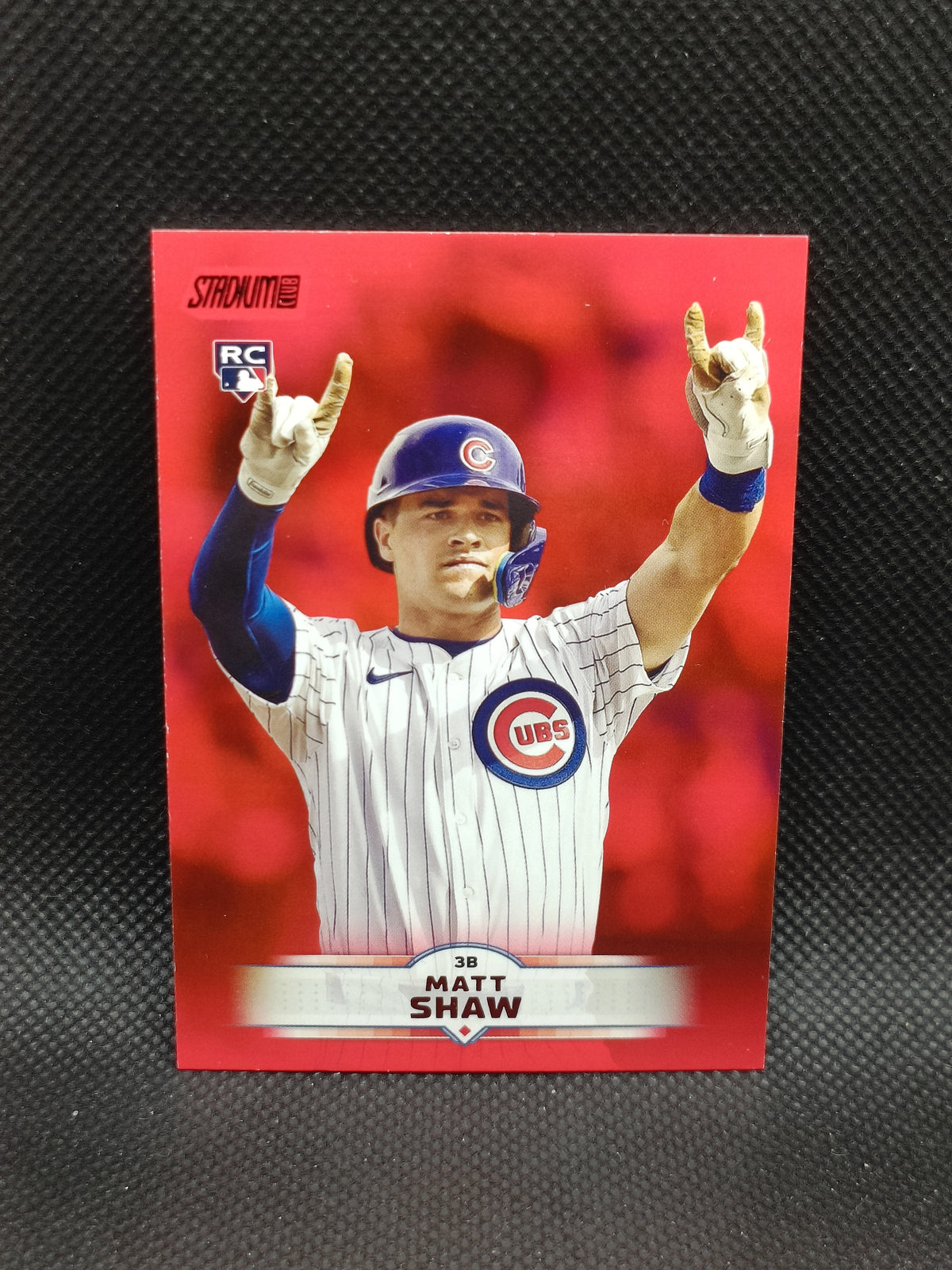 Matt Shaw - 2025 Topps Stadium Club Rookie Red Foil - Chicago Cubs