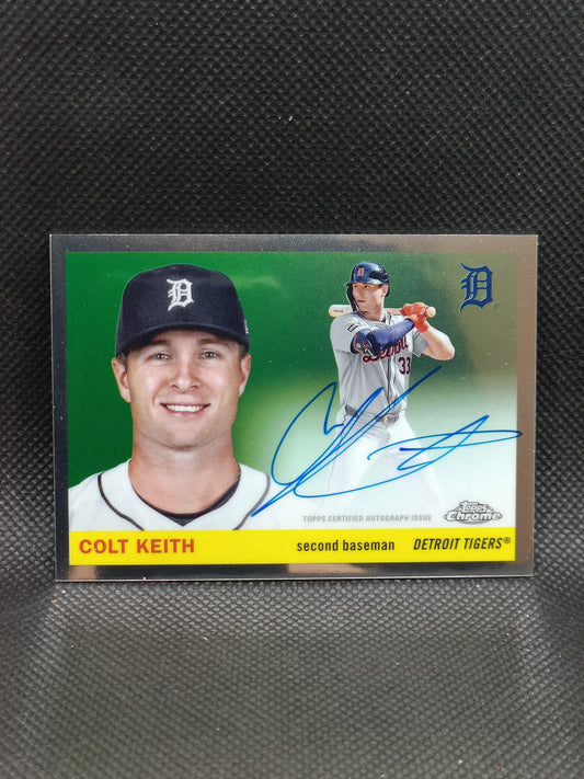 Colt Keith - 2025 Topps Chrome Platinum Anniversary Auto - Detroit Tigers
