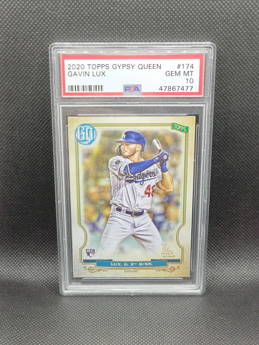 Gavin Lux - 2020 Topps Gypsy Queen Rookie - PSA 10 - LA Dodgers