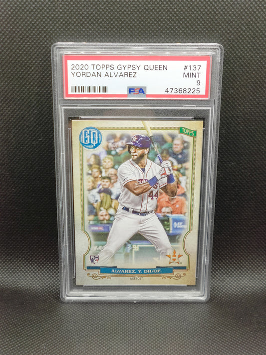Yordan Alvarez - 2020 Topps Gypsy Queen Rookie - PSA 9 - Houston Astros