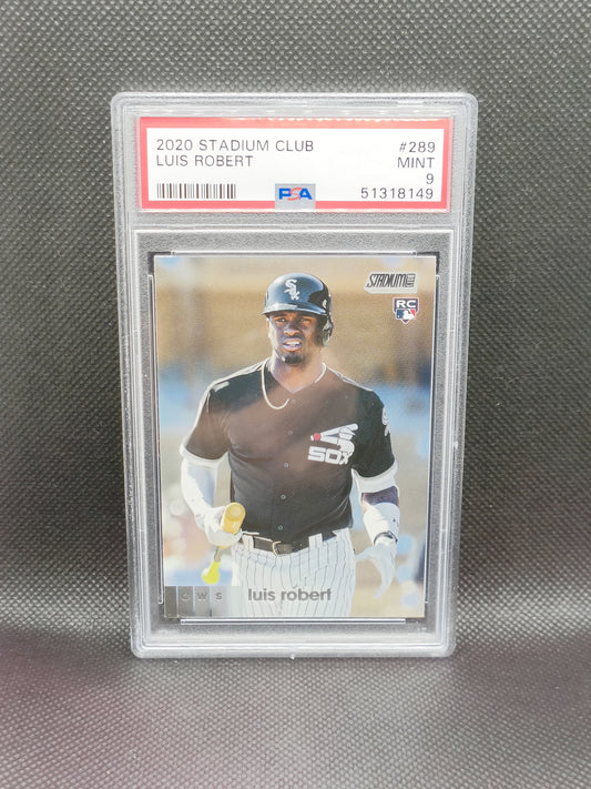 Luis Robert - 2020 Topps Stadium Club Rookie - PSA 9 - Chicago White Sox