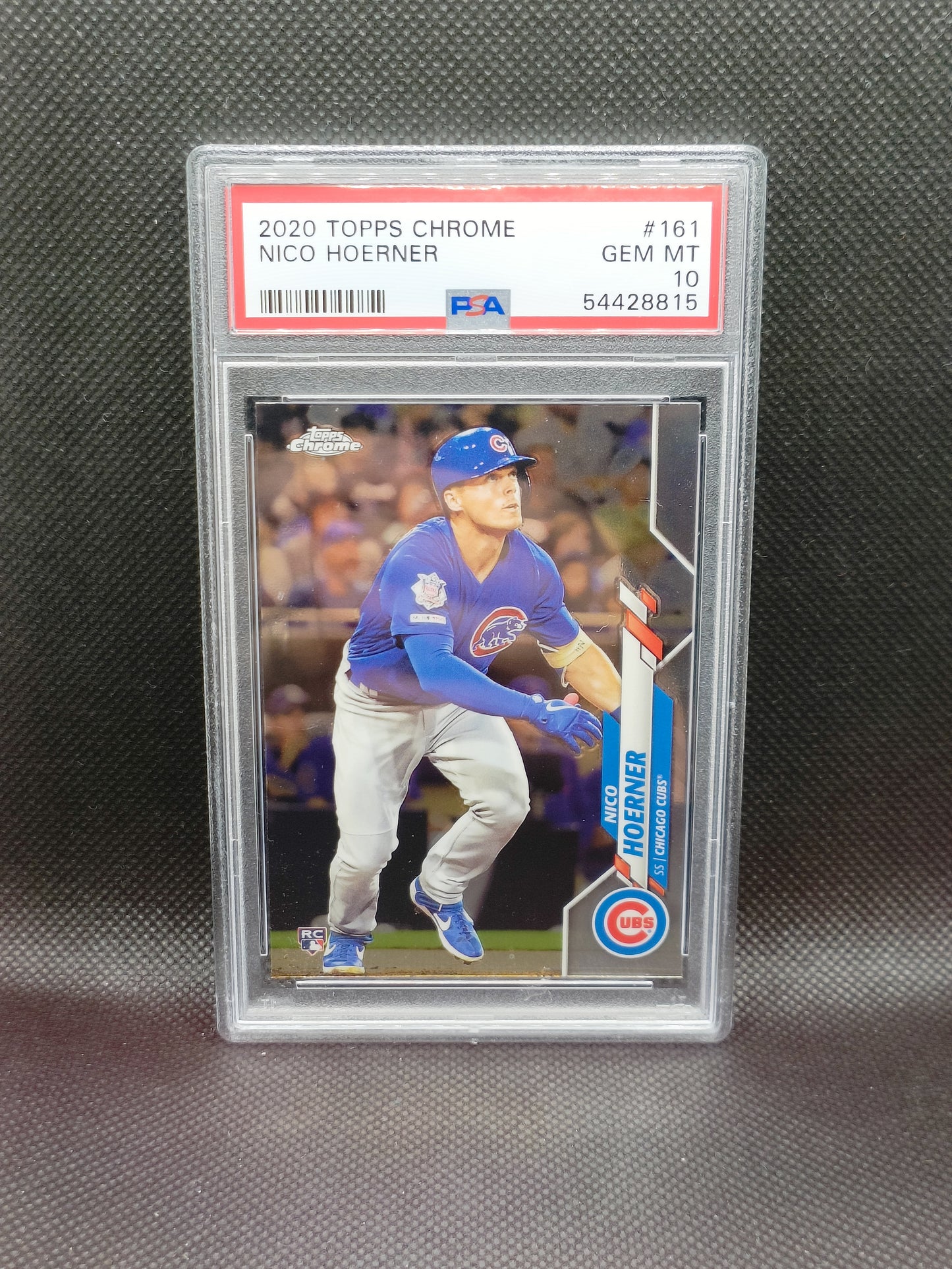 Nico Hoerner - 2020 Topps Chrome Rookie - PSA 10 - Chicago Cubs