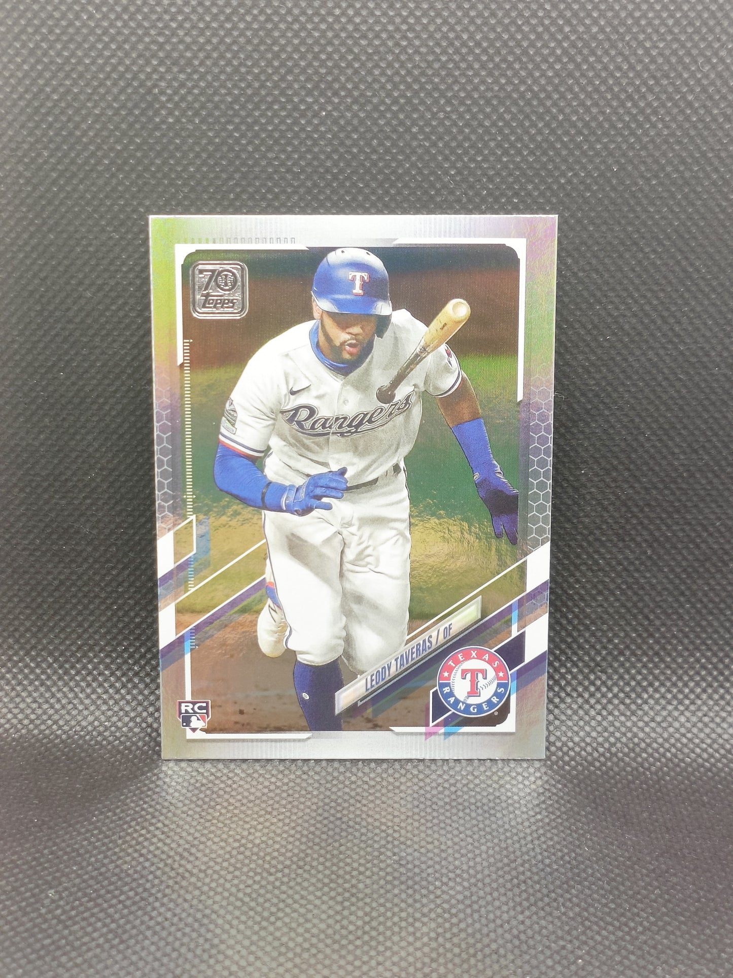 Leody Taveras - 2021 Topps Series 1 Rookie Foilboard - Texas Rangers