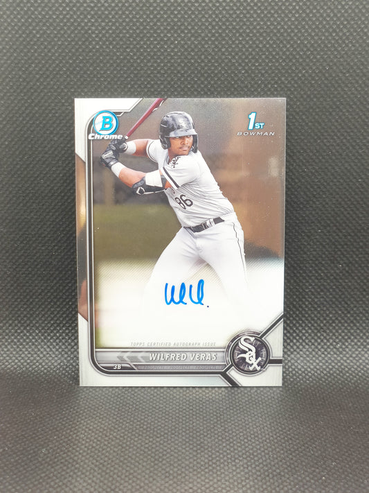 Wilfred Veras - 2022 Bowman Chrome 1st Bowman Auto - Chicago White Sox