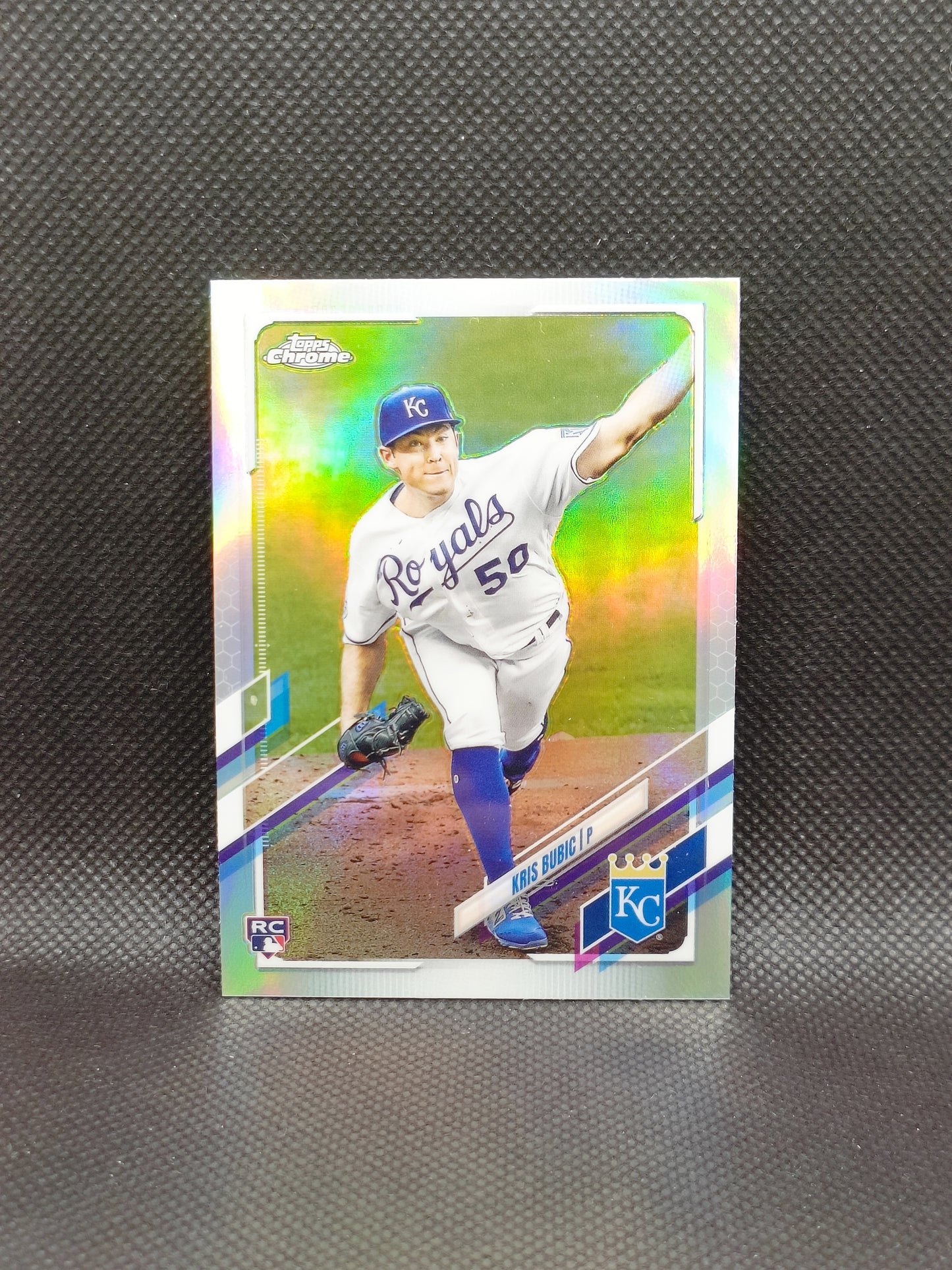 Kris Bubic - 2021 Topps Chrome Rookie Refractor - Kansas City Royals